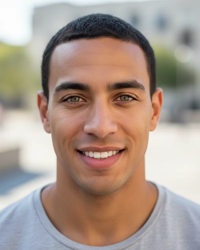 David, an AI-generated KlipGo star who coaches fitness.